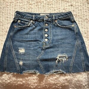 We The Free Denim Skirt